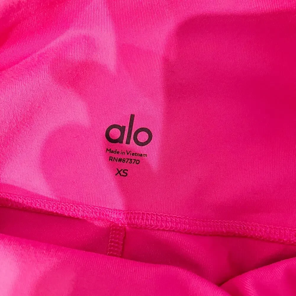 Alo 7/8 High Waist Airlift Leggings in Summer Crush Pink XS